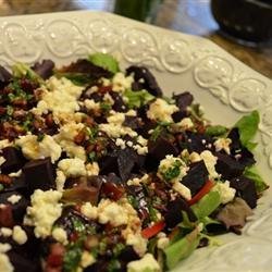 Roasted Beets with Feta