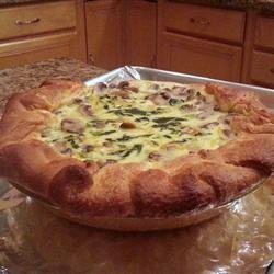 Spinach Mushroom Quiche