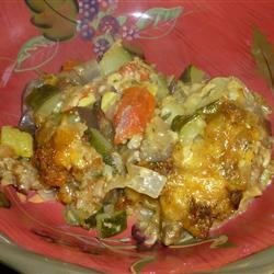 Eggplant and Zucchini Casserole