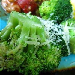 Broccoli with Poppy Seed Butter and Parmesan Cheese