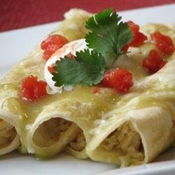 Green Sauce Enchiladas