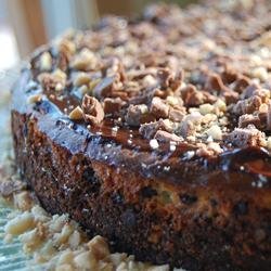 Heavenly Chipped Chocolate and Hazelnut Cheesecake