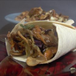 Moo Shu Beef Tortillas