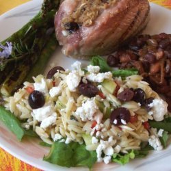 Light Greek Orzo Salad