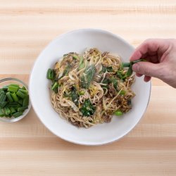 Beef and Cabbage Lo-Mein