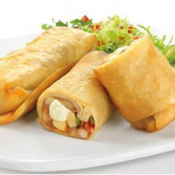 Flautas De Pollo Con Queso