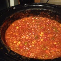 Ground Beef and Veggie Soup/Crock Pot