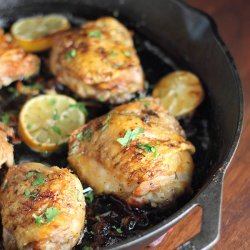 Chicken Thighs With Lemon and Garlic