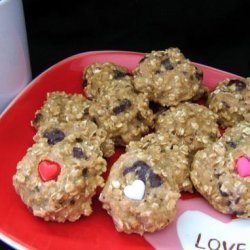 No-Fat Oatmeal Choco. Chip Cookies! With Style.