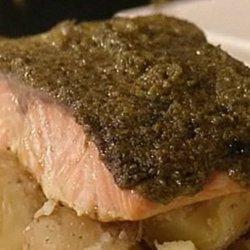 Quick Pesto Salmon