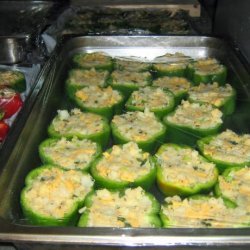 Cheesy Stuffed Pepper Rings