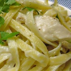 Fettuccini With Chicken Breasts