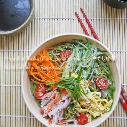 Hiyashi Soba (Cold Noodles)