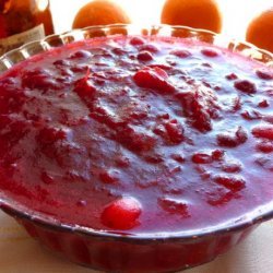 Cranberry Sauce With Orange Liqueur