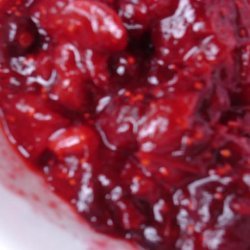 Ruby Cranberry Vanilla Sauce