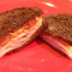 Toasted Ham and Gouda Sandwiches