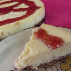 Vanilla Baked Cheesecake With Hazelnut and Cinnamon Crust