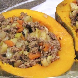 Bulgur-Stuffed Acorn Squash