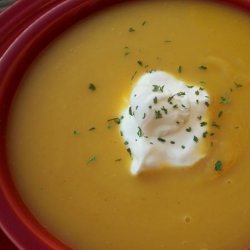 Acorn Squash and Apple Soup