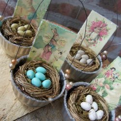 Jello Eggs in a Basket