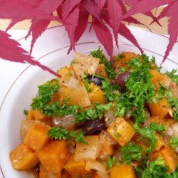 Sweet Potato Salad (Slada Batata Hilwa) -Moroccan