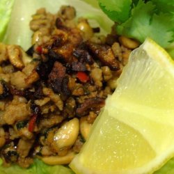 Sweet Chilli Pork in Lettuce Cups