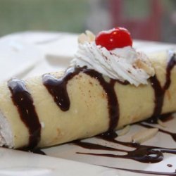 Chocolate Almond Tiramisu Crepes