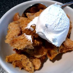 Pressure Cooker Pumpkin Bread Pudding