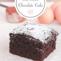 One Bowl Chocolate Cake