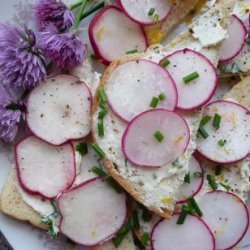 Queen Victoria's Radish Sandwich