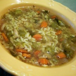 Alphabet Chicken Soup (Crock Pot)
