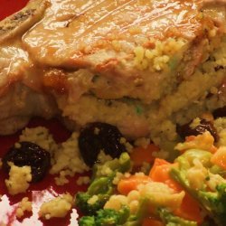 Cherry-Stuffed Pork Chops