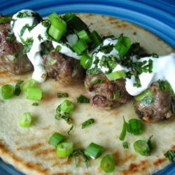 Lamb Meatball Gyros With Yogurt and Mint - Real Simple Mag -