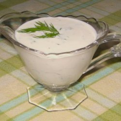 Bleu Cheese Dressing With Baby Dill