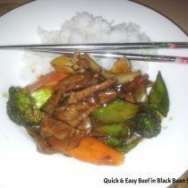 Quick & Easy Beef in Black Bean Sauce