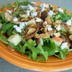 Mushroom, Apple, and Goat Cheese Salad