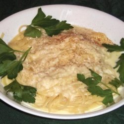 Garlic Alfredo Sauce Microwaved--------