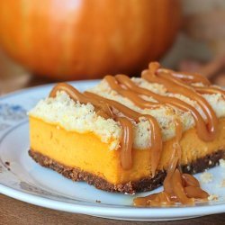 Pumpkin Cheesecake Bars