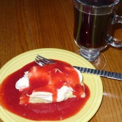 Puffy Strawberry Shortcakes With Meringue