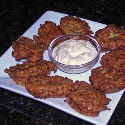 Zucchini Fritters With Chili Lime Mayo