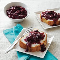 Angel Food Cake With Mixed Berries