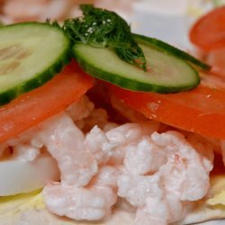 Shrimp Open-Faced Sandwich