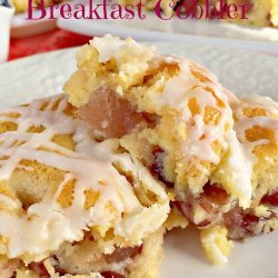 Cranberry and Apple Cobbler