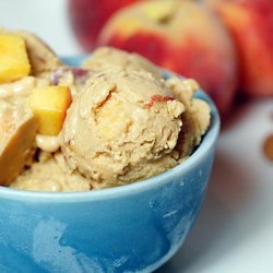 Peach Almond Ice Cream