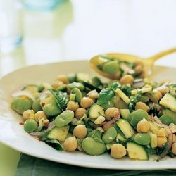 Lima Bean & Chickpea Salad