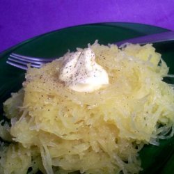 Kittencal's Simple Spaghetti Squash  (Vegetarian)