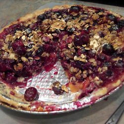 Nectarine and Berry Pie