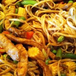 Tangy Thai Pork With Noodles