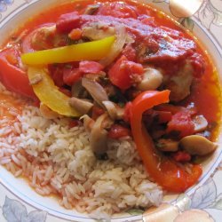 My Crockpot Chicken Cacciatore