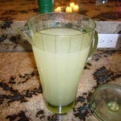 Fresh Ginger Infused Lemonade